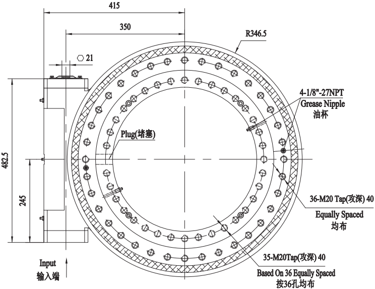 WE21回轉驅(qū)動圖紙